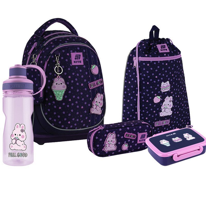 Шкільний набір Kite 5 в 1 Feel Good SET_K25-724S-1