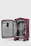 Маленька дорожня валіза тканинна Three Birds 6016-3-PR фіолетовий, фото 6