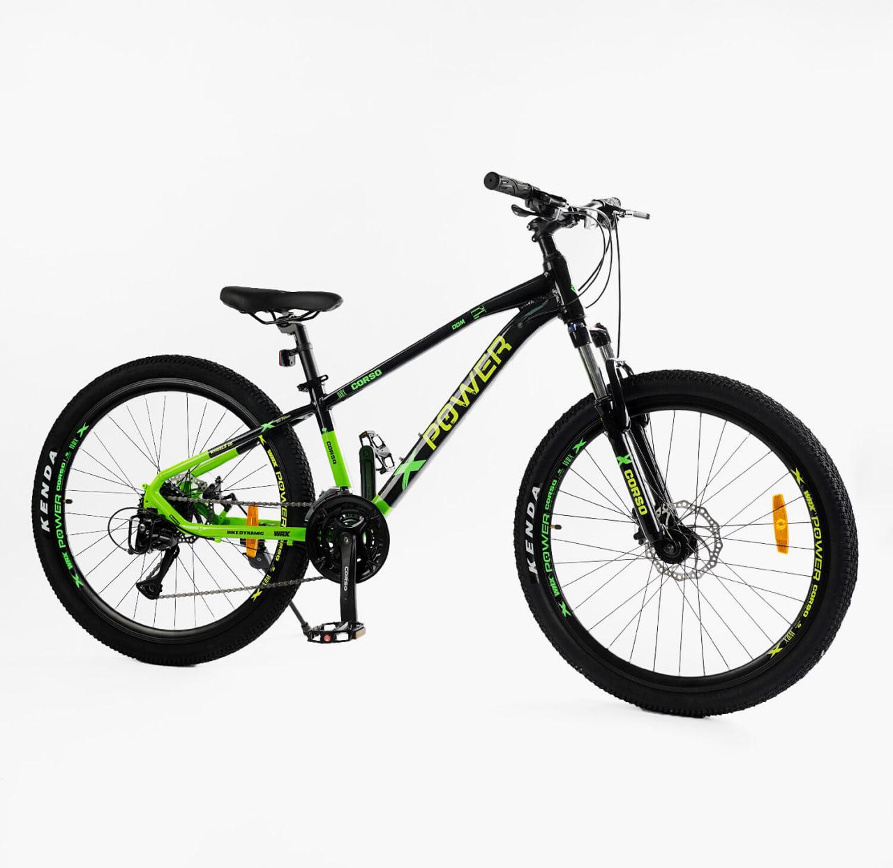 Велосипед спортивний Corso X-POWER на 26 дюймів, Light Green 79120