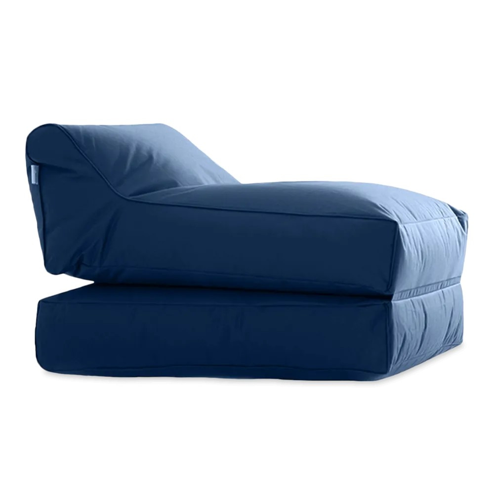 Крісло-мішок для сидіння та лежання Lounge Focus Garden Navy Blue