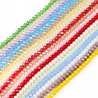 Кришталеві намистини рондель 2мм 