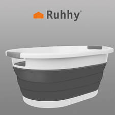 Складаний кошик для білизни 25 л Ruhhy 15371 для прання, фото 4