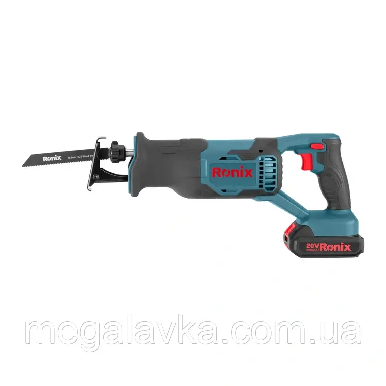 Пила шабельна акумуляторна 20В Ronix 8621 - MegaLavka