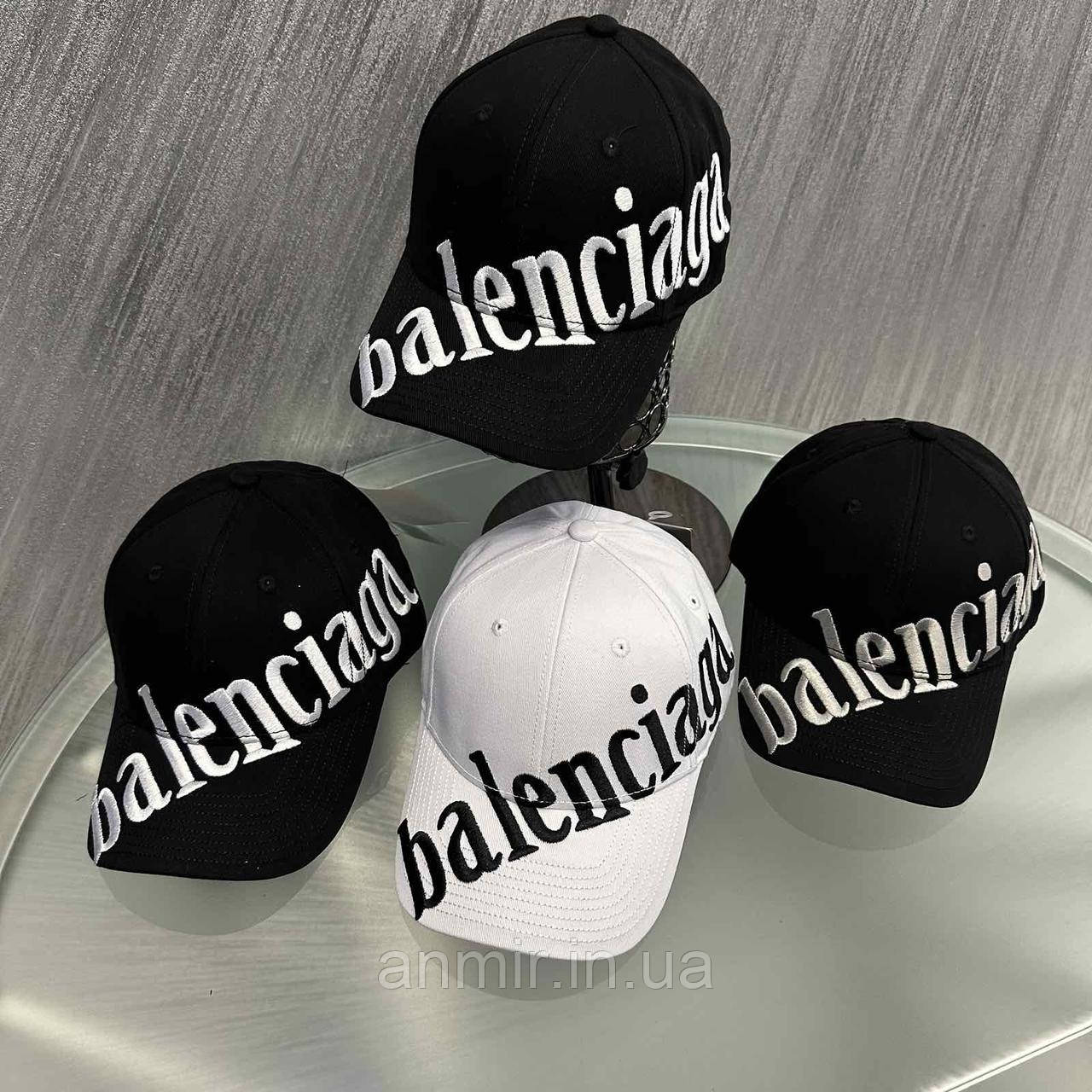 Жіноча стильна бейсболка весна-літо BALENCIAGA котон 56-59, кольору міксом