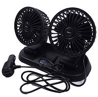 Вентилятор авто 12/24V Elegant EL101 558 4 дюйми на підставці скотч