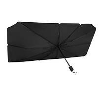 Зонт автомобільний сонцезахисний 140*80см в шкіряном чехлі