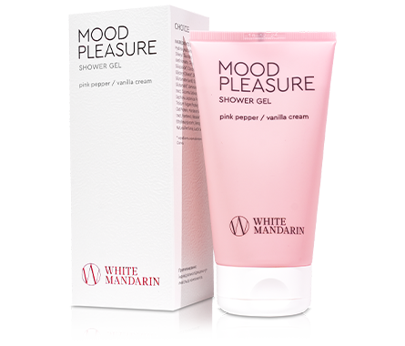 Гель для душа MOOD PLEASURE з ваніллю та рожевим перцем TM WHITE MANDARIN, 150 мл