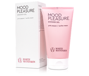 Гель для душа MOOD PLEASURE з ваніллю та рожевим перцем TM WHITE MANDARIN, 150 мл