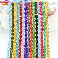 Кришталеві намистини овал (рис)