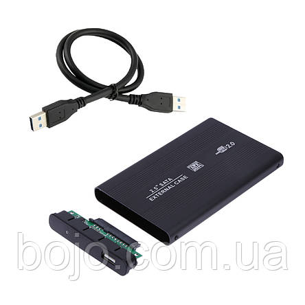 Кишеня для жорстких дисків з USB-портом 2.0 для 2.5" HDD EXTERNAL CASE, фото 3
