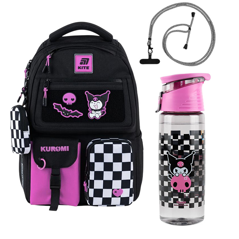 Рюкзак Kite Education teens Kuromi HK25-2587M-2