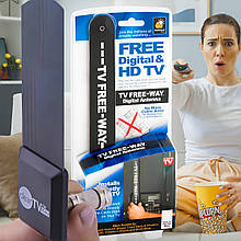 Телевізійна цифрова бездротова цифрова антена ТБ Free Digital & Hd TV HD Clear Double