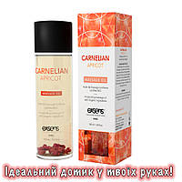 Масажне масло для еротичного масажу та інтимних зон Олія з частинками сердоліку 100 мл EXSENS зі смаком абрикоса