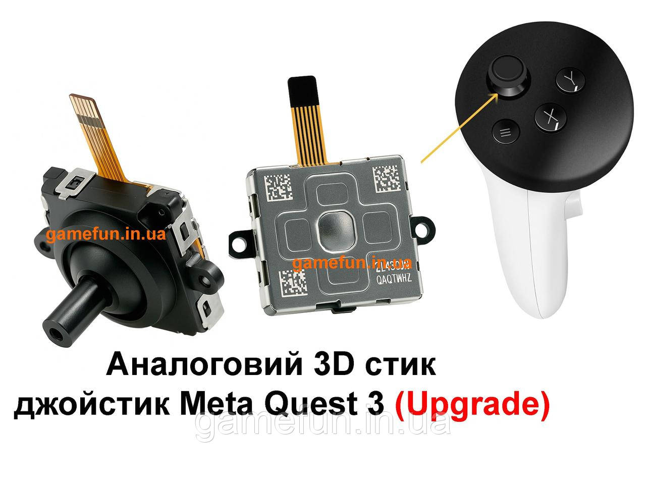 Аналоговий 3D  стик джойстик Meta Quest 3 (Upgrade), фото 1