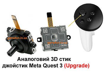 Аналоговий 3D  стик джойстик Meta Quest 3 (Upgrade)