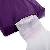 Крісло-мішок м'яке розкладне для саду Lounge Focus Garden фіолетовий, фото 4