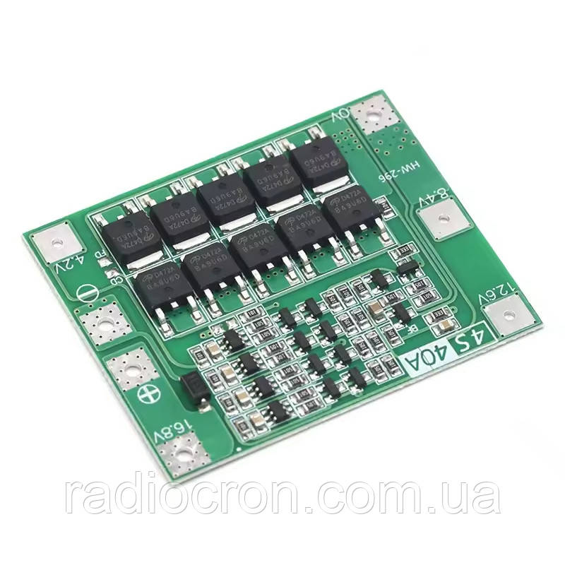 BMS 4S 40A 16,8В Контролер заряду розряду Li-ion батарей