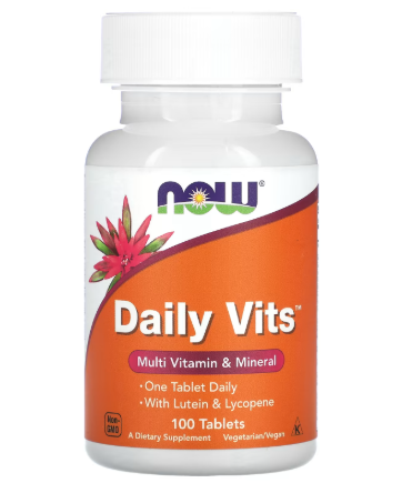 Мультивітамінний комплекс NOW Daily Vits MULTI таблетки 100 шт