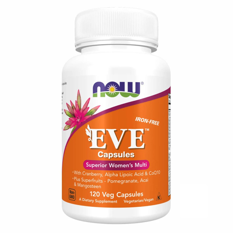 Вітаміни для жінок Єва, Eve, Women's Multi, Now Foods, 120капсул