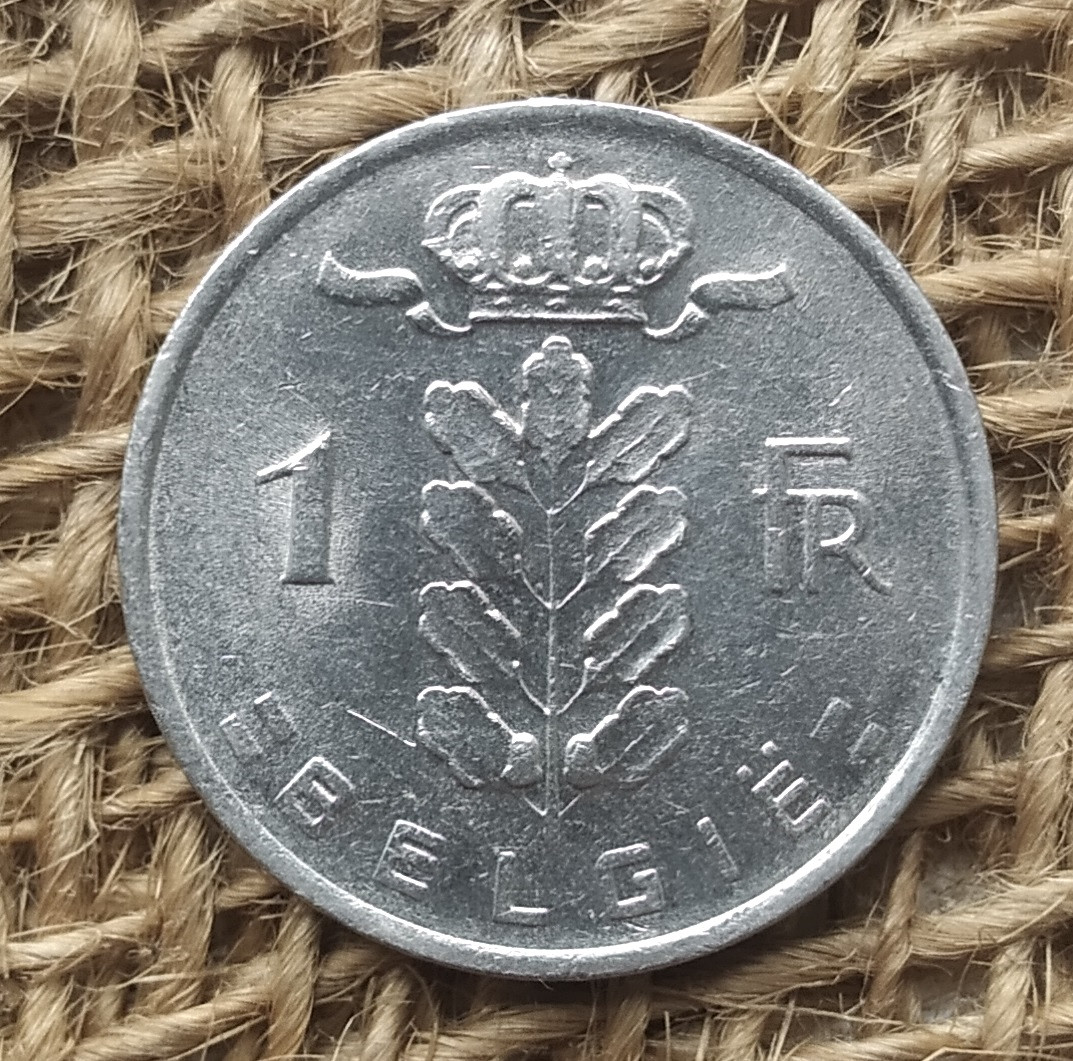 1 франк 1979 року. Бельгiя