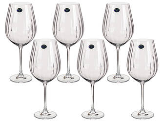 Набір келихів для вина columba optic 850 мл 6 шт