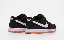 Чоловічі кросівки Найк Nike SB Dunk Low Black White Gum CD2563-006, фото 5