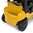 Дитячий електромобіль Навантажувач із функцією підіймання вил (жовтий колір) 12 V, пульт, Bluetooth, MP3, фото 9