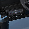 Дитячий електромобіль Toyota Land Cruiser 24V (синій колір) | Джип на акумуляторі з пультом, музикою та світлом, фото 8