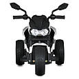 Дитячий електромотоцикл Bambi Motor (білий колір), фото 3
