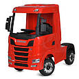 Дитяча електромобіль-ва вантажівка SCANIA (червоний колір) 12 V, фото 2
