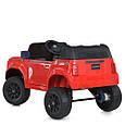 Дитячий електромобіль Toyota Land Cruiser 24V (червоний колір) | Джип на акумуляторі з пультом, музикою та світлом, фото 3