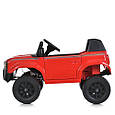 Дитячий електромобіль Toyota Land Cruiser 24V (червоний колір) | Джип на акумуляторі з пультом, музикою та світлом, фото 7