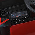 Дитячий електромобіль Toyota Land Cruiser 24V (червоний колір) | Джип на акумуляторі з пультом, музикою та світлом, фото 9