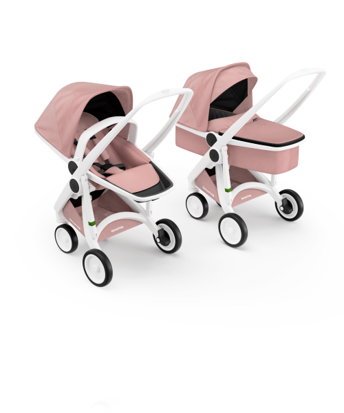 Детская коляска 2 в 1 Greentom Upp Carrycot+Reversible