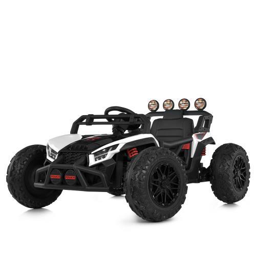 Дитячий електромобіль Багі 4x4 (білий колір) 4 мотори, 12V, EVA колеса, фото 1
