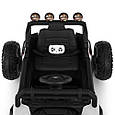 Дитячий електромобіль Багі 4x4 (білий колір) 4 мотори, 12V, EVA колеса, фото 6