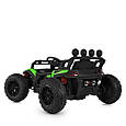 Дитячий електромобіль Багі 4x4 (зелений колір) 4 мотори, 12V, EVA колеса, фото 4