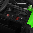 Дитячий електромобіль Багі 4x4 (зелений колір) 4 мотори, 12V, EVA колеса, фото 8