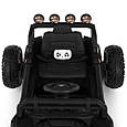Дитячий електромобіль Багі 4x4 (чорний колір) 4 мотори, 12V, EVA колеса, фото 5