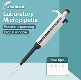 Піпет-дозатор Joanlab 100-1000 мкл змінного обсягу механічний одноканальний — ISO8655-2, фото 5