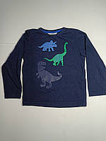 Футболка для хлопчика Kids Динозаври синя, 4-5 років, 110 см