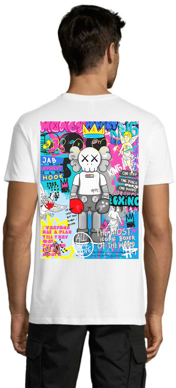 Футболка Old School Boxing Hype 1140 White, фото 1
