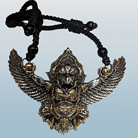 Срібна підвіска фігурка кулон статуетка Будда-покровитель Бог-птиц Гаруда