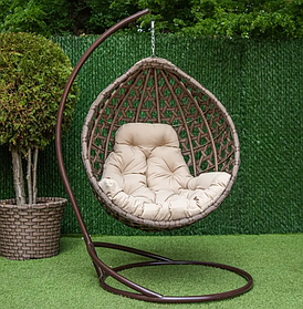 Крісло кокон Колібрі Промо – Стильне та комфортне крісло для відпочинку на відкритому повітрі, ідеальне для дому та саду