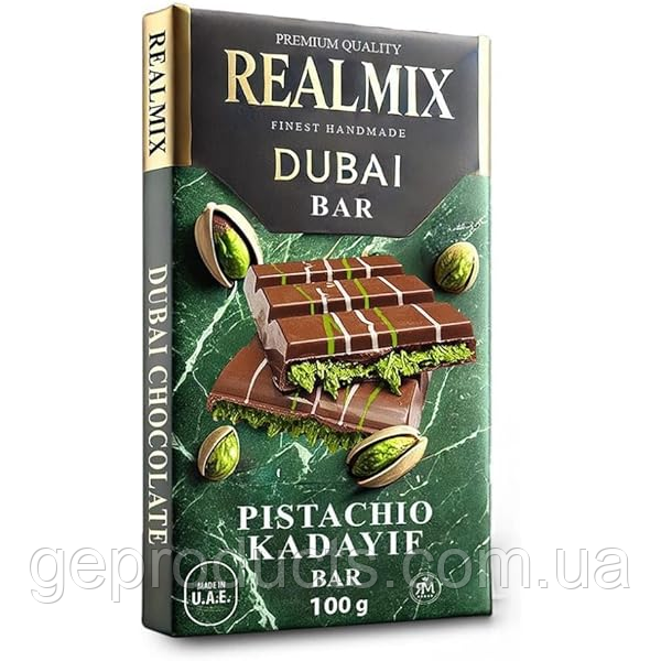 Дубайський шоколад Realmix 100 г ОАЕ