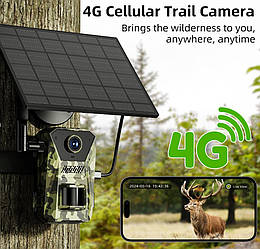 Фото лавка для полювання міні відеореєстратор 4G SOLAR F8