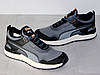 Кросівки чоловічі комфорт весна літо сірі з чорним, фото 2