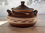Глиняная жаровня, супниця 2.5 л
