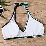 Роздільний жіночий купальник з переплетами – роздільна модель для моря, універсальний фасон і зручна посадка, фото 5