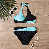 Роздільний жіночий купальник з переплетами – роздільна модель для моря, універсальний фасон і зручна посадка, фото 7